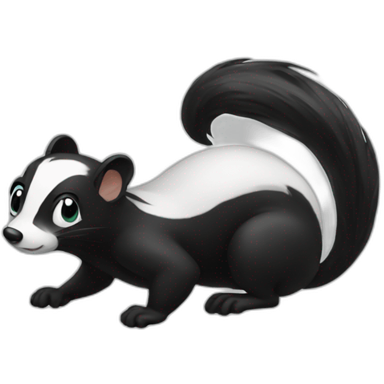 Skunk fart emoji