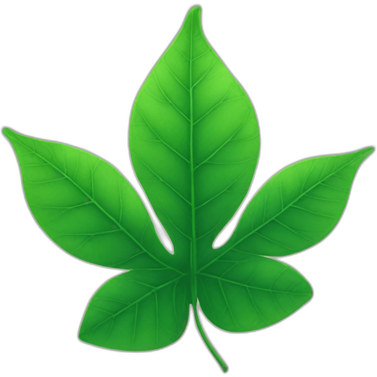 Biology Symbol leaf emoji