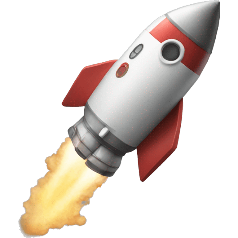 a not running rocket emoji