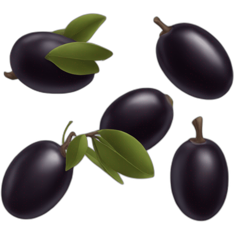 black olive emoji