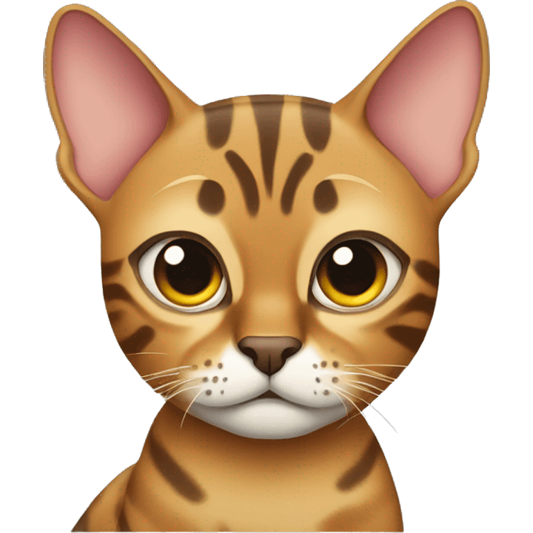 Annoyed bengal cat  emoji