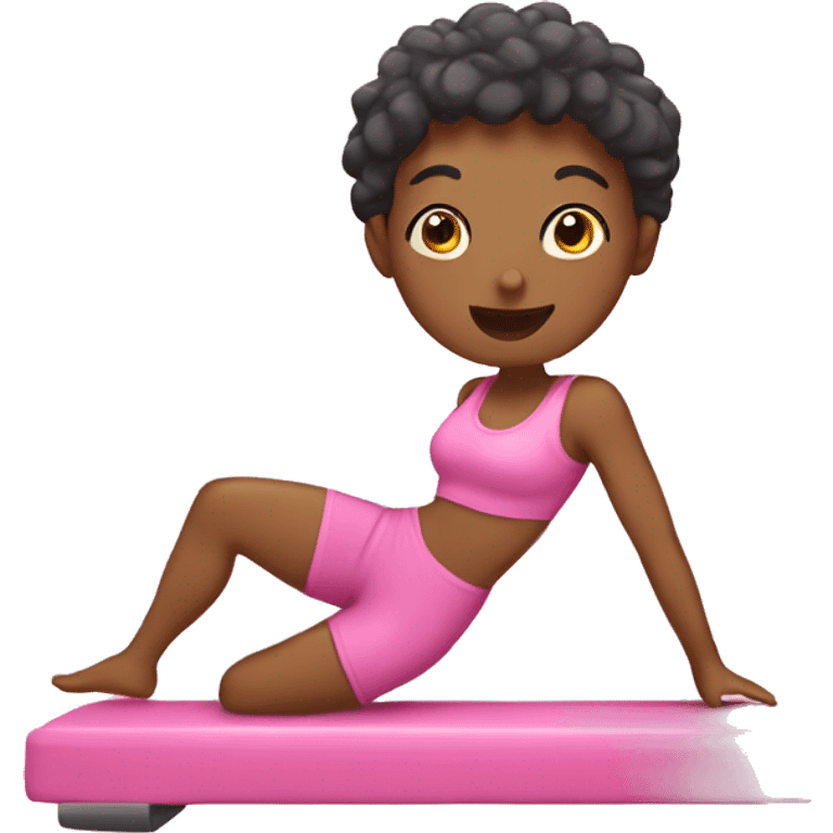 Pink Pilates emoji