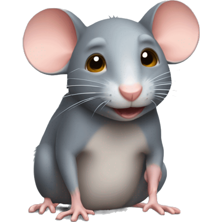 Rat with ª ding ding emoji