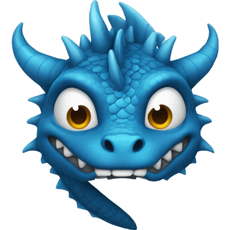 dragon azul  emoji