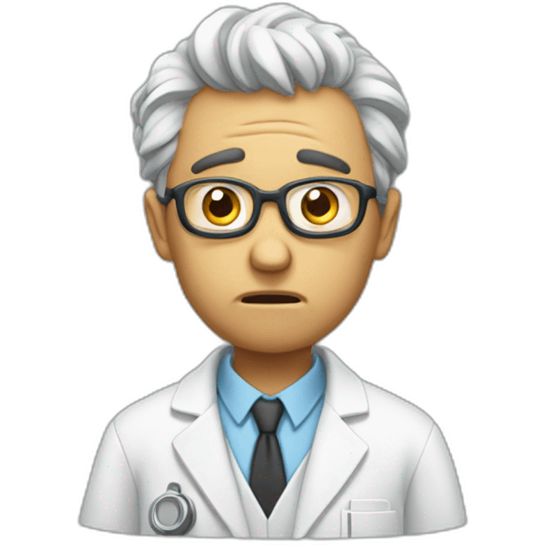 exasperated scientist emoji