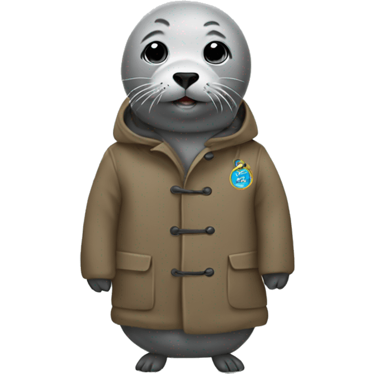 seal wearing a coat  emoji