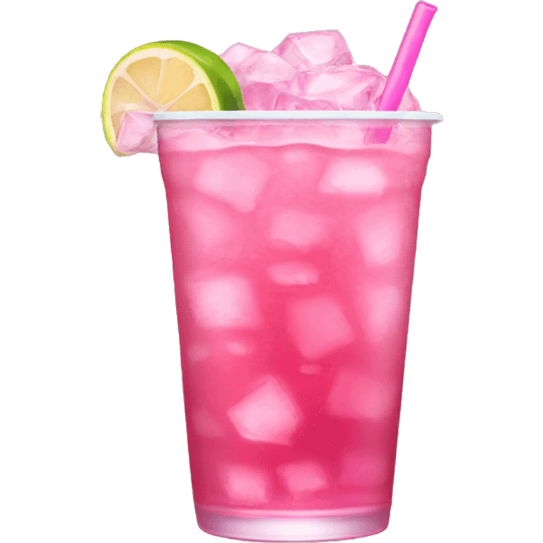 pink ice tea emoji