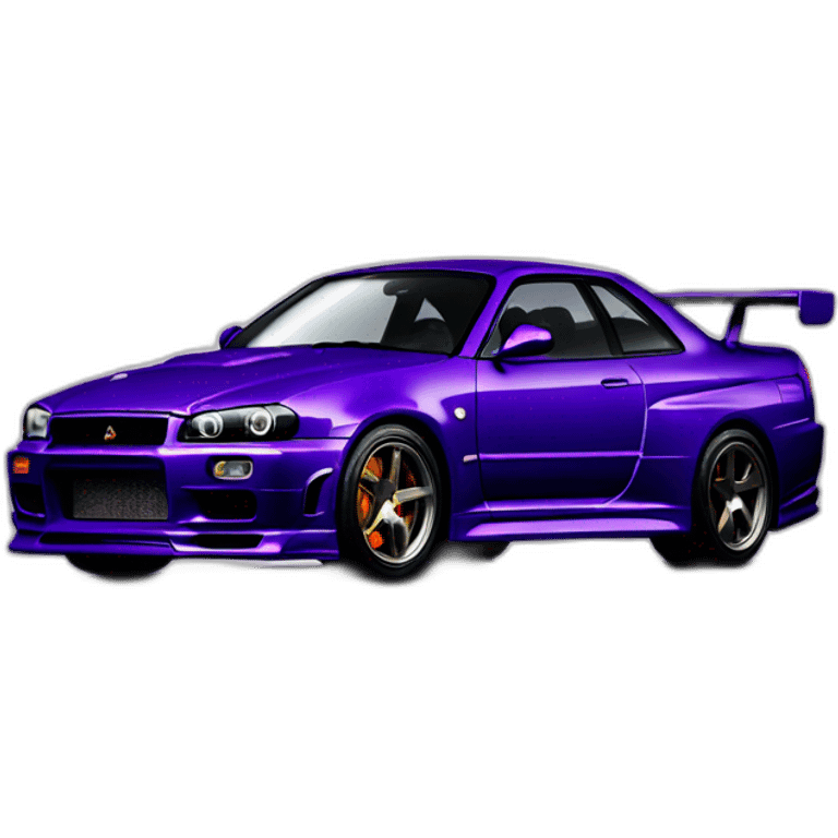 gtr r34 midnight purple emoji