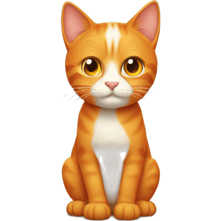 Orange cat emoji