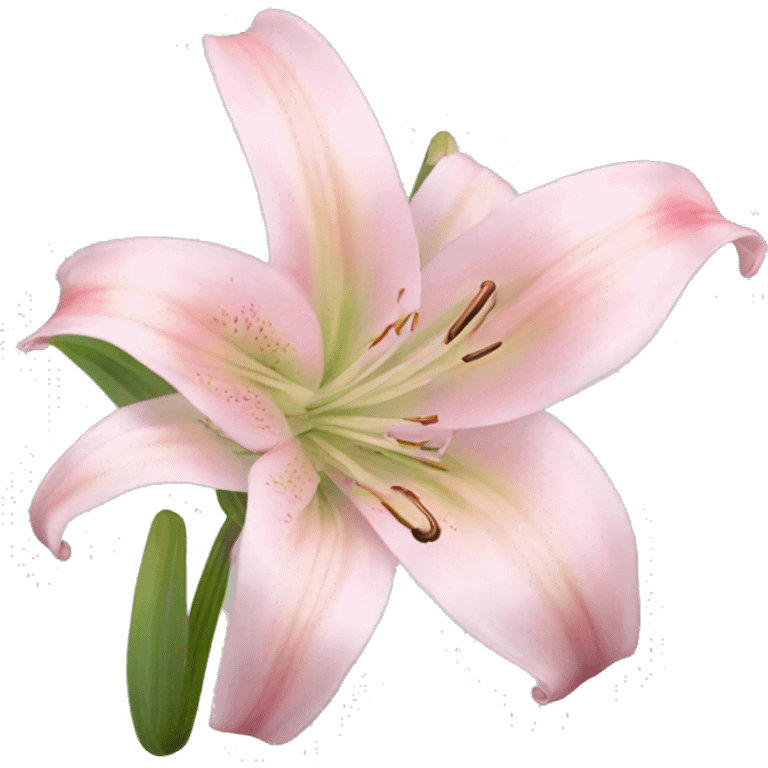 light pink lilium emoji