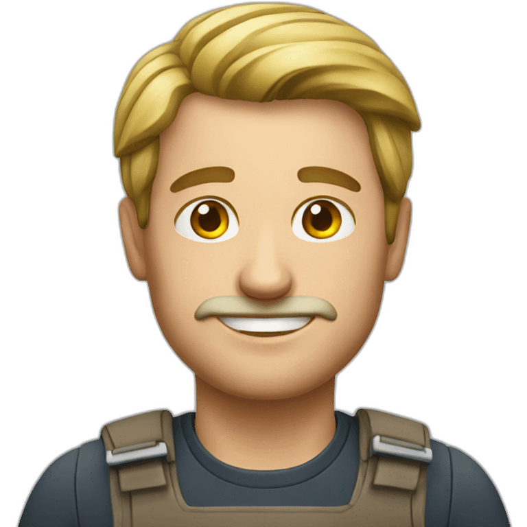 german man working emoji