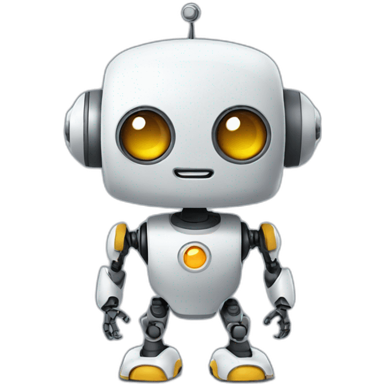 Cute robot emoji