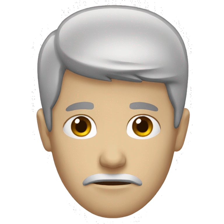 sad white man emoji