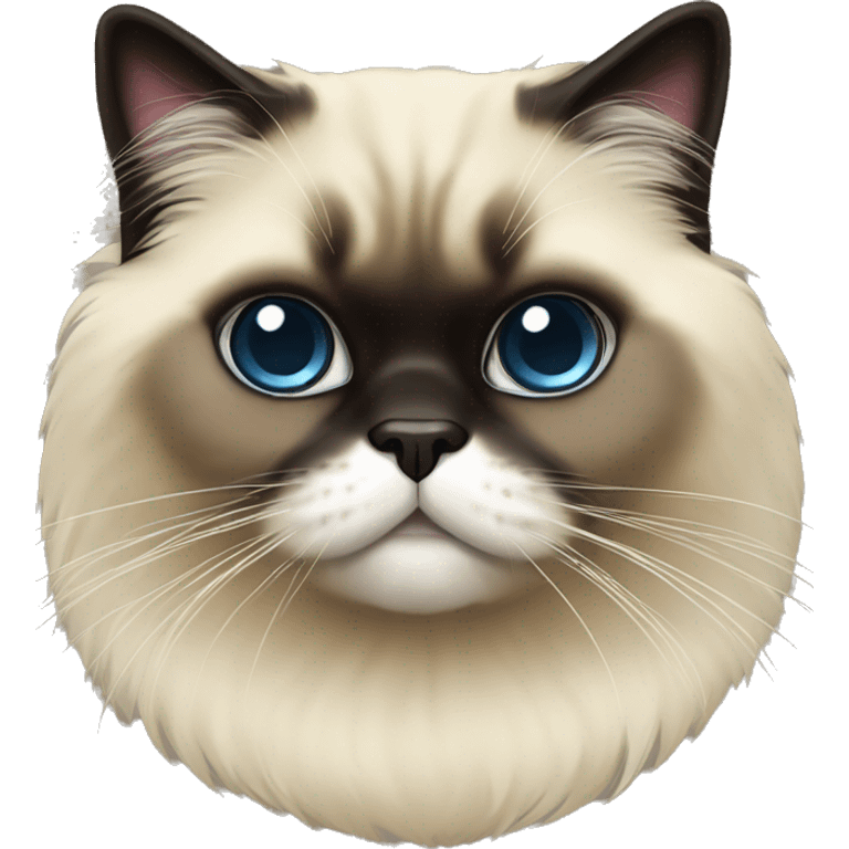 Seal point Himalayan cat  emoji