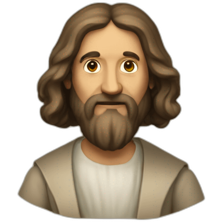 Leonard de vinci emoji