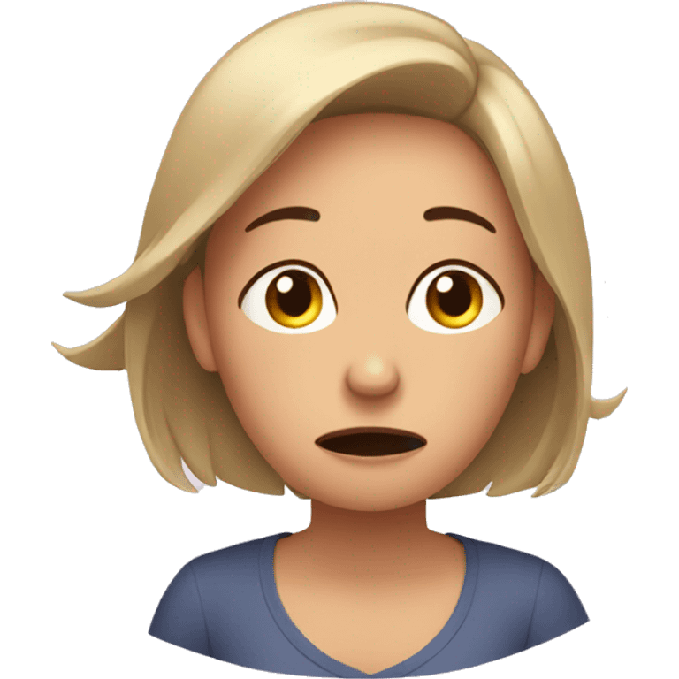 Stressed mom emoji