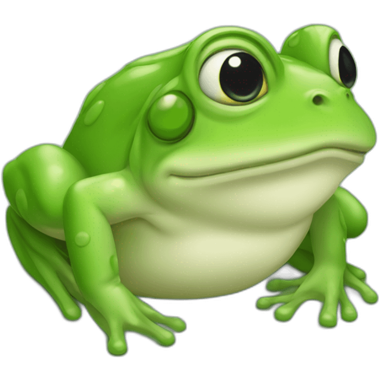 Grenouille calin emoji