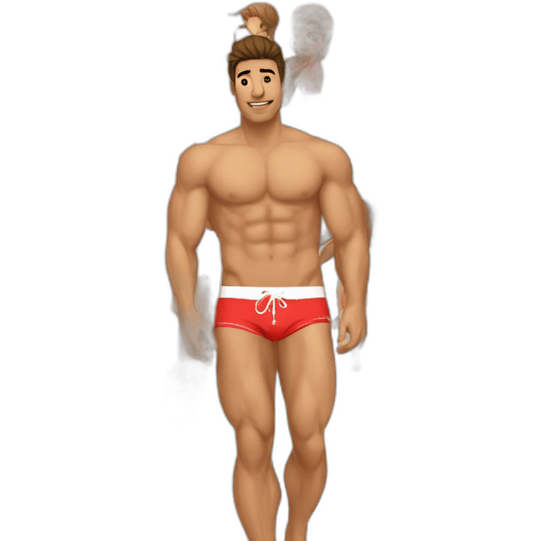 Sexy-fit-pose-Latino-male-and-caucasian-interracial-bikini-kiss emoji