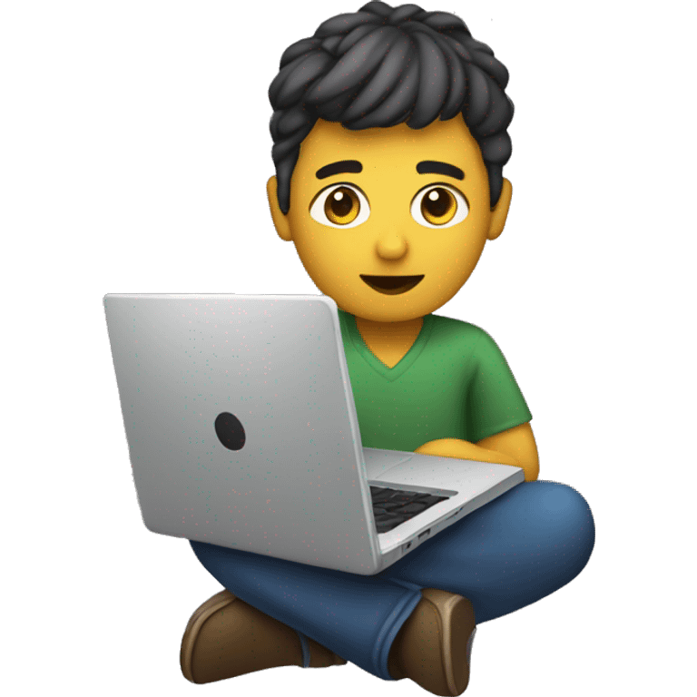 Coder with laptop emoji