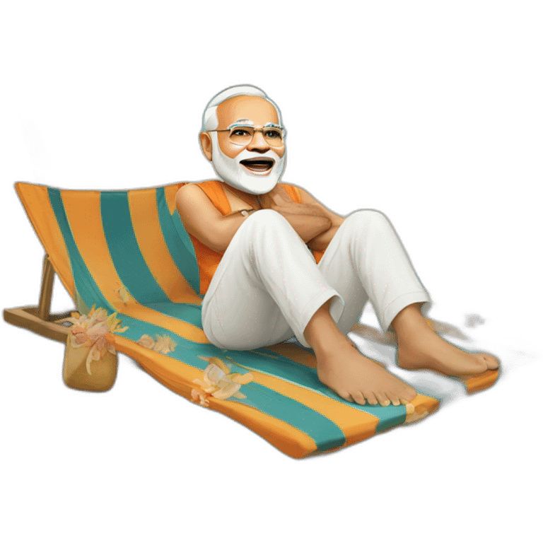 Narendra modi beach d emoji