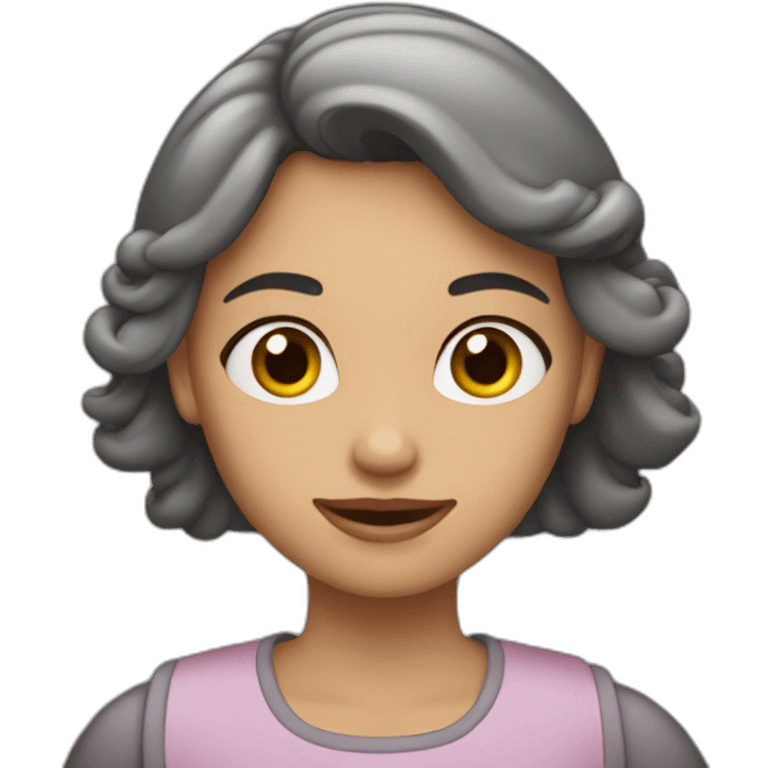 mujer con las manos en la cara emoji