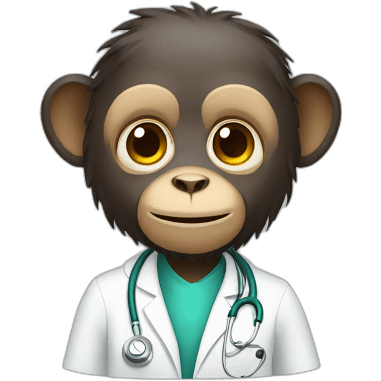 doctor monkey emoji