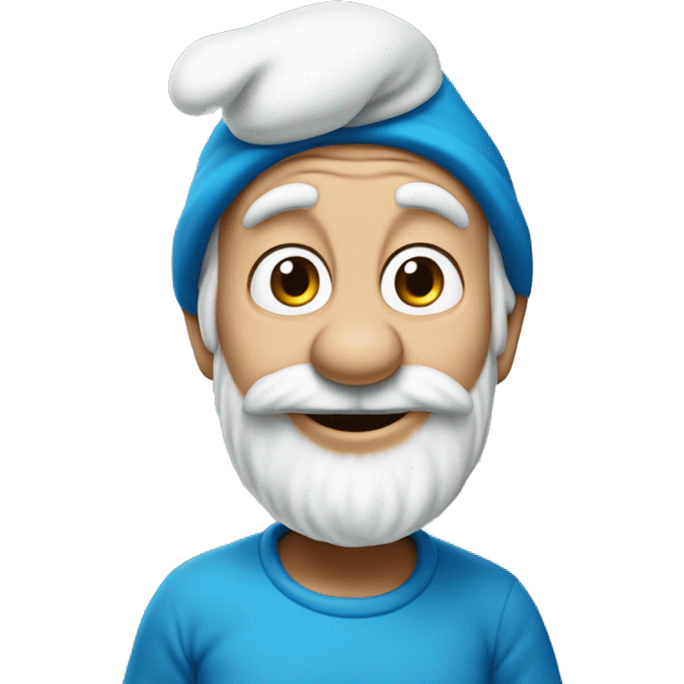 Papa Smurf emoji