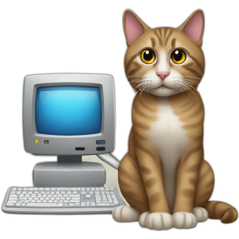 cat computer emoji