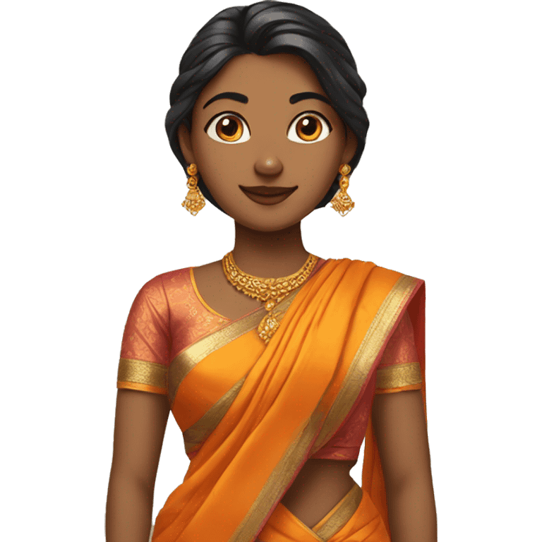 Girl In Saree emoji