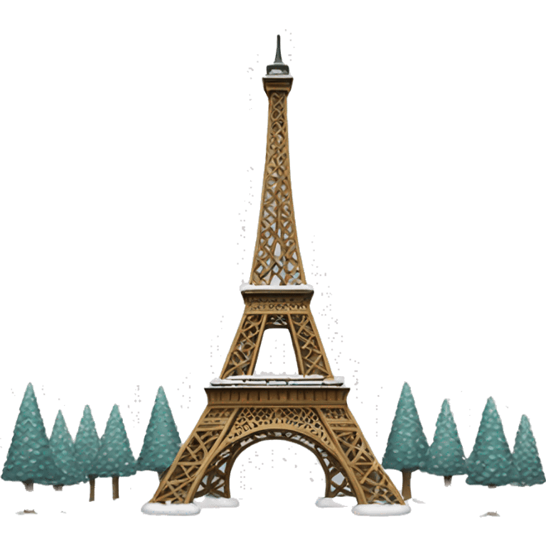 Christmas Eiffel Tower  emoji