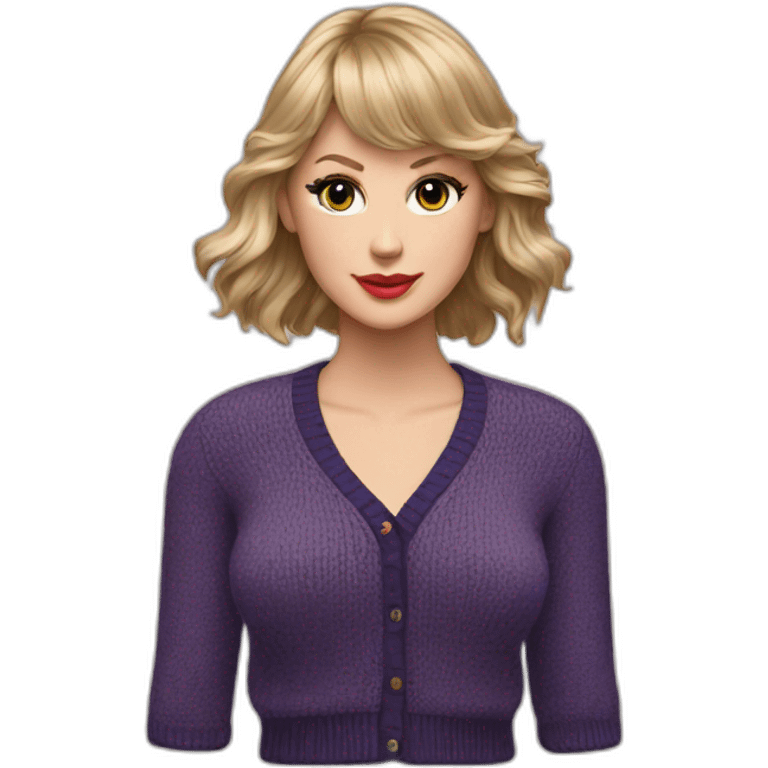 Taylor swift cardigan emoji