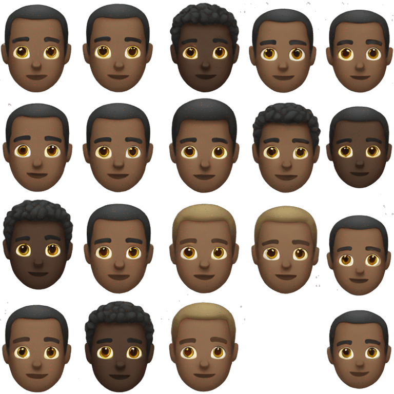 black guy emoji