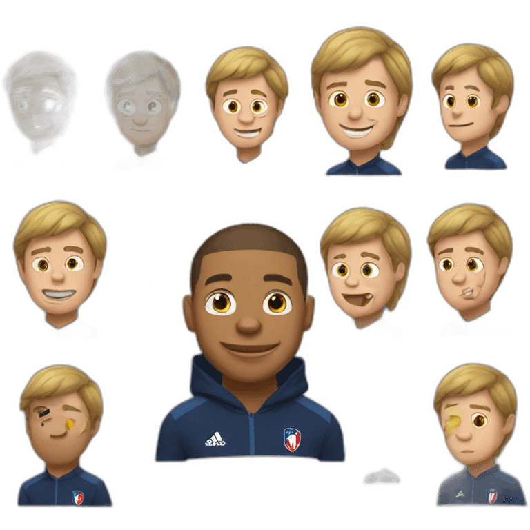 mbappe france trolling emoji