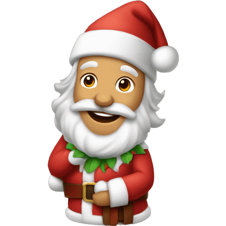 Papá Noel bonito y adorable  emoji