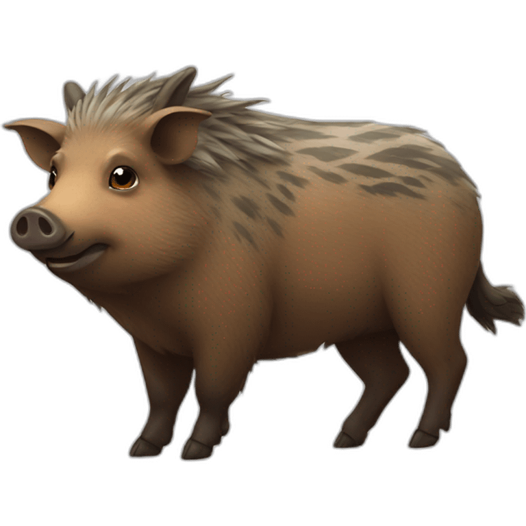 boar as butterfly emoji