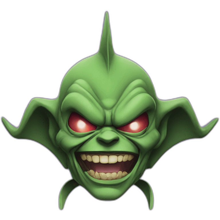 green goblin on spaceship emoji