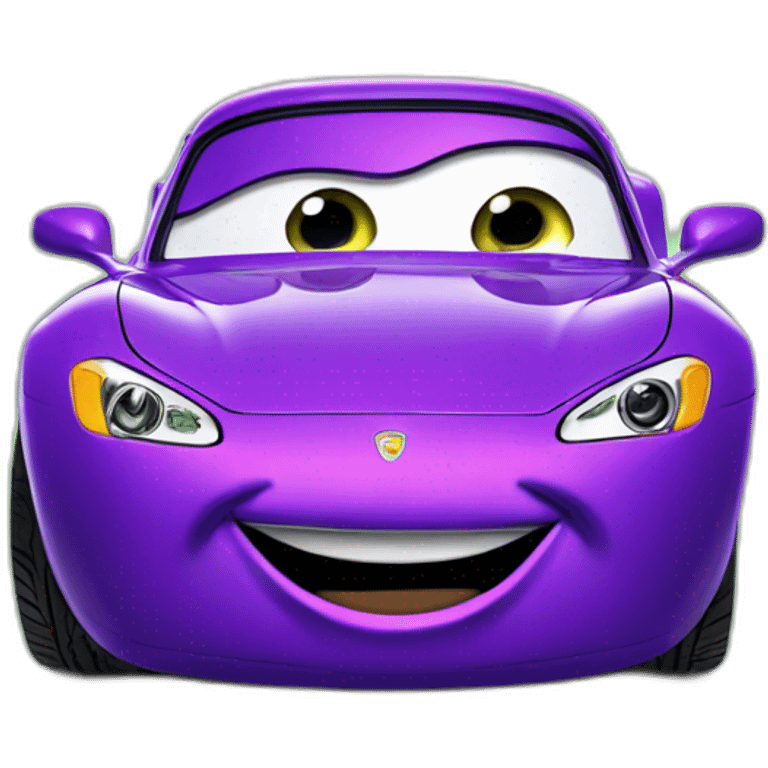 lemon-green-and-purple-neon-Lighting mcqueen emoji