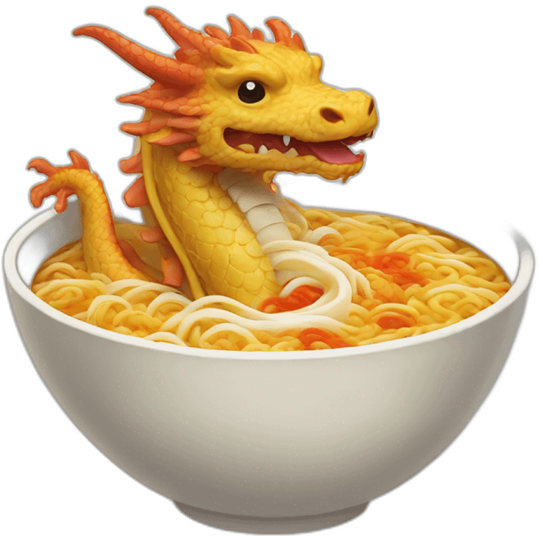 ramen dragon emoji