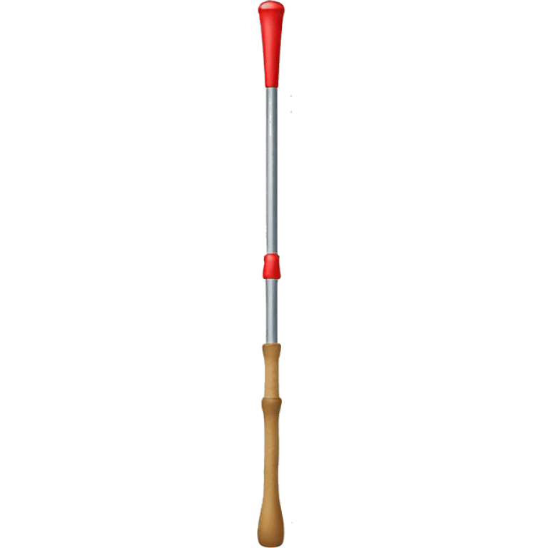 Fishing rod with red tip emoji