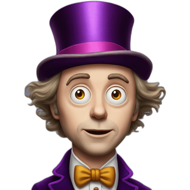 Tim Burton Willy Wonka emoji