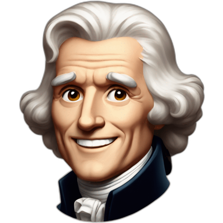 Thomas Jefferson smiling emoji