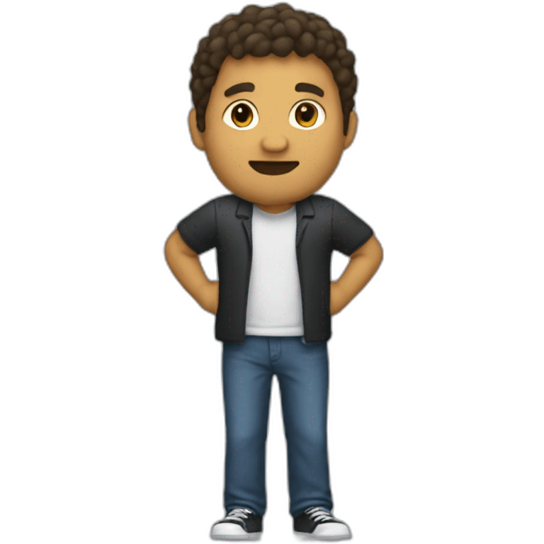 Jeff bazos with full body emoji