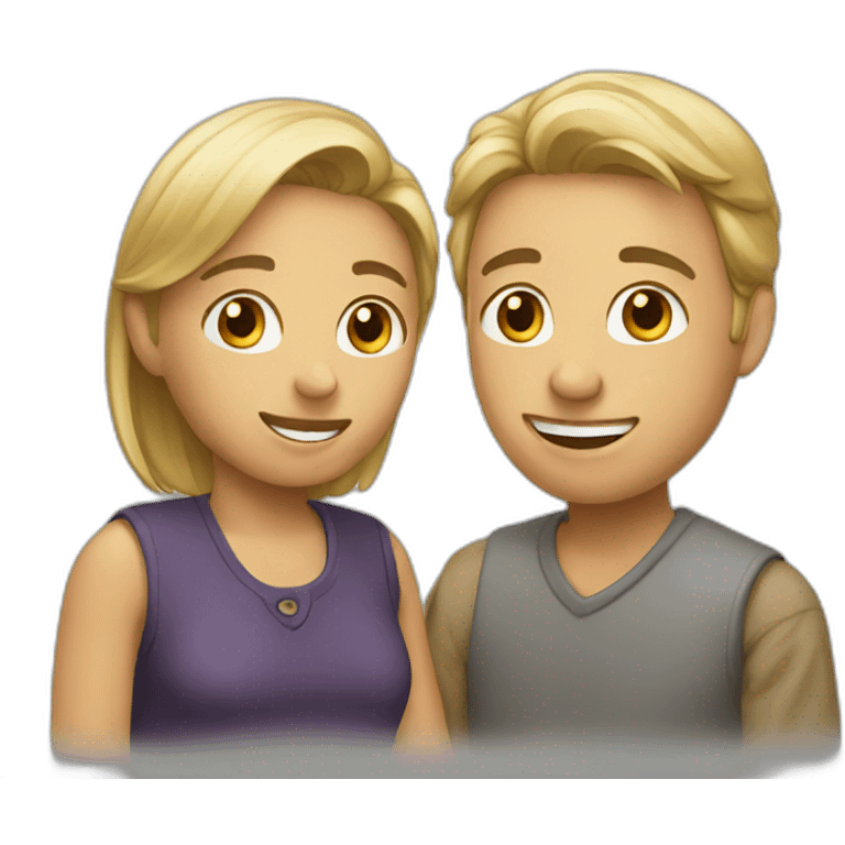 two people talking emoji