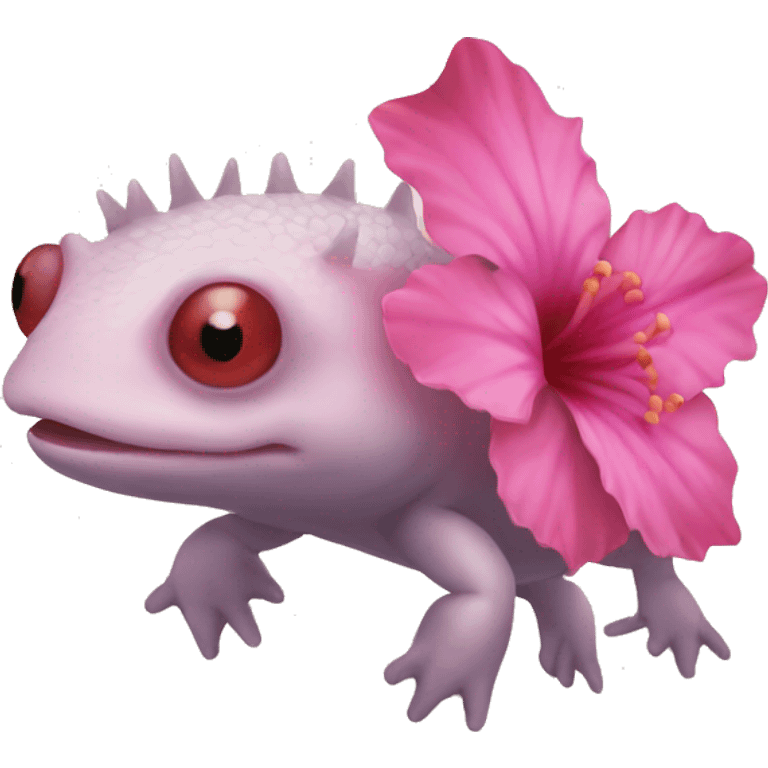 flower axolotls emoji