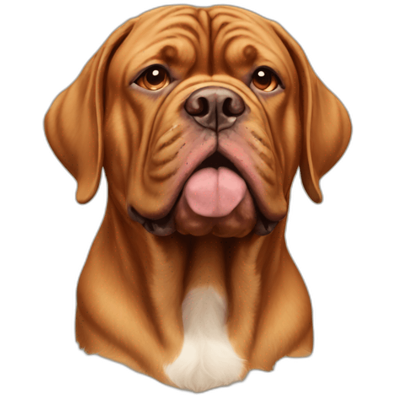 Dogue de bordeaux emoji