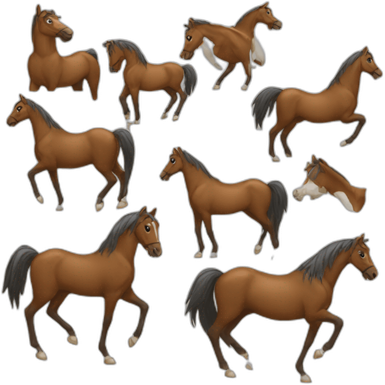 chat sur cheval emoji