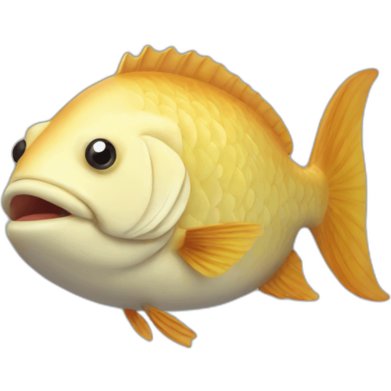 Fat fish emoji