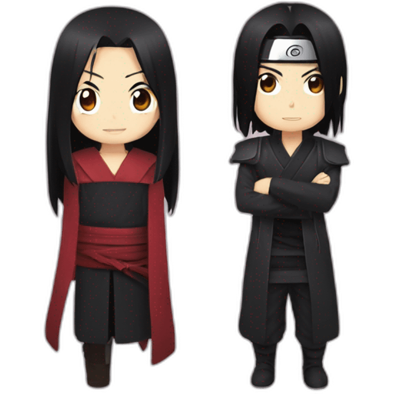 Itachi with rin emoji