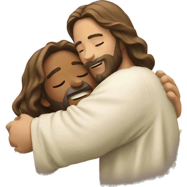 Jesus hug emoji