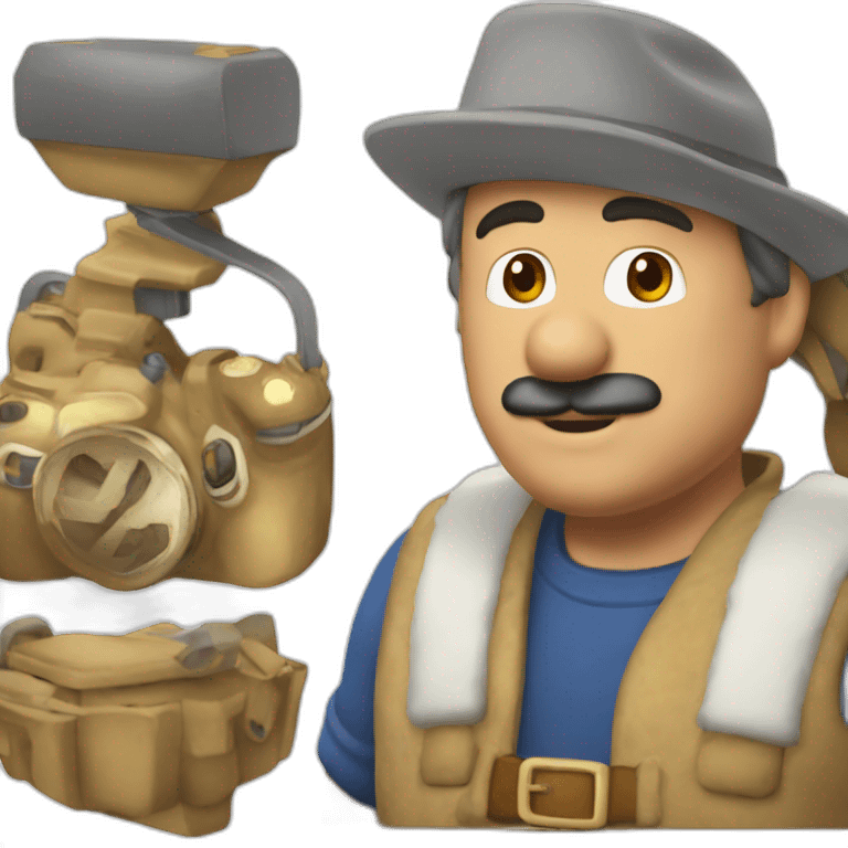 Le père de mario emoji